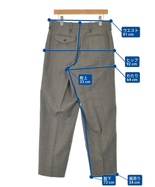 kolor（カラー）スラックス 茶 サイズ:2(M位) メンズ/2200663758029