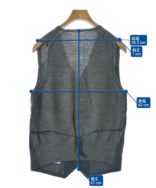 kolor（カラー）カジュアルシャツ グレー サイズ:2(XS位) メンズ/2200664208059