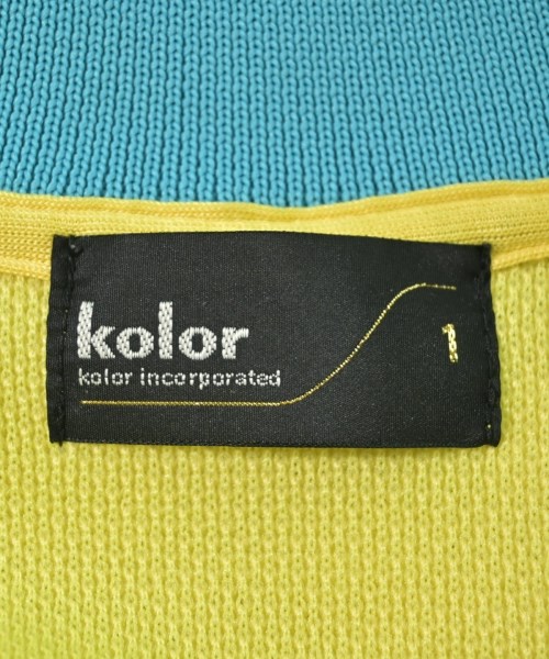 kolor（カラー）Tシャツ・カットソー 黄 サイズ:1(S位) メンズ/2200665224034