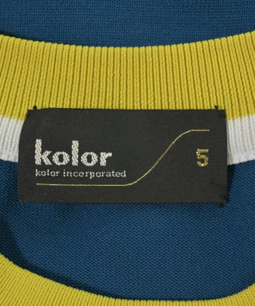 kolor（カラー）ニット・セーター 青 サイズ:5(XXL位) メンズ/2200662662211