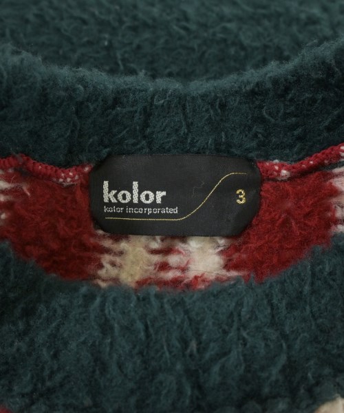kolor（カラー）ニット・セーター 緑 サイズ:3(L位) メンズ/2200667194045