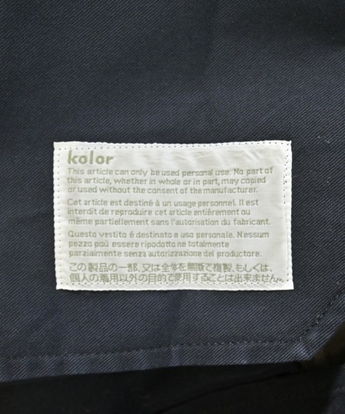 kolor（カラー）スラックス 紺 サイズ:1(S位) メンズ/2200667700024