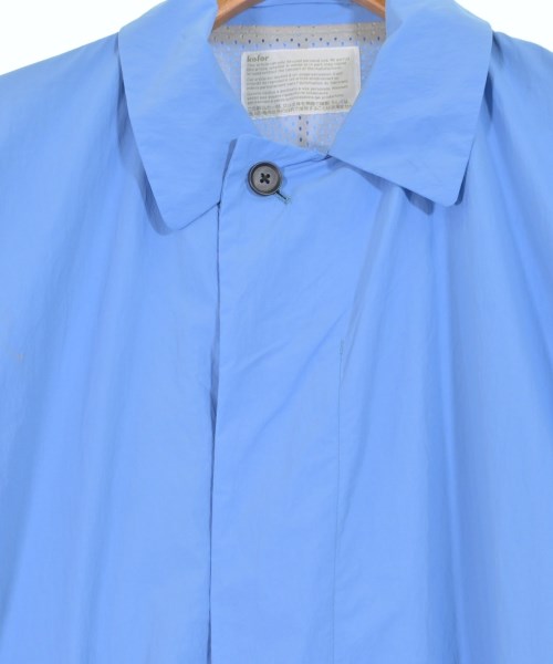 kolor（カラー）ステンカラーコート 青 サイズ:1(S位) メンズ/2200670750115