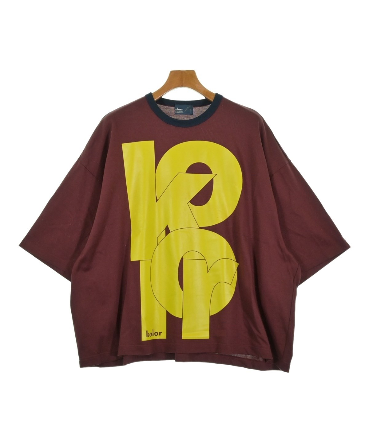 kolor（カラー）Tシャツ・カットソー 赤 サイズ:1(S位) メンズ
