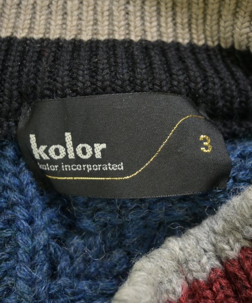 kolor（カラー）ニット・セーター 紺 サイズ:3(L位) メンズ/2200721573038