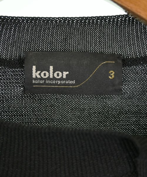 kolor（カラー）ニット・セーター 黒 サイズ:3(L位) メンズ/2200719514074