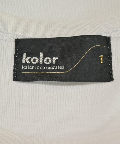 kolor（カラー）Tシャツ・カットソー 白 サイズ:1(S位) メンズ/2200723520047