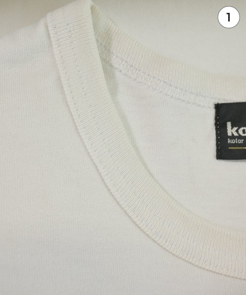 kolor（カラー）Tシャツ・カットソー 白 サイズ:1(S位) メンズ/2200723520047