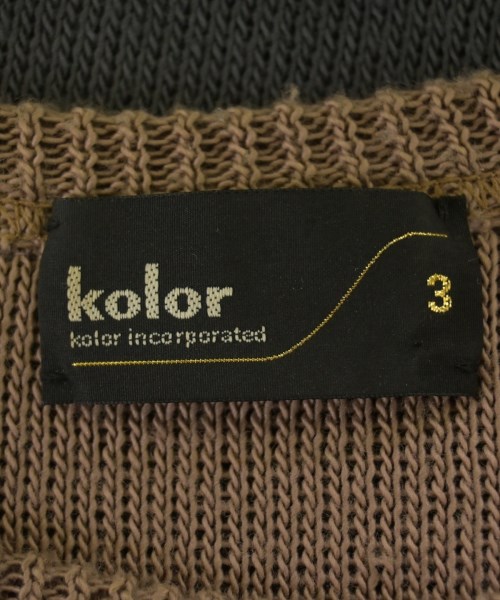kolor（カラー）ニット・セーター ベージュ サイズ:3(L位) メンズ/2200725160111