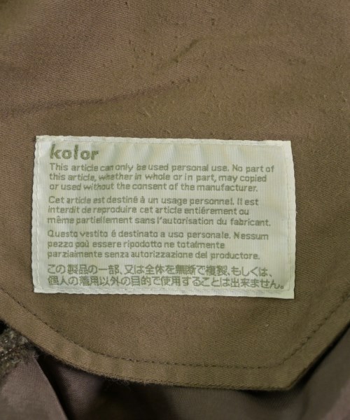 kolor（カラー）その他 茶 サイズ:3(L位) メンズ/2200722789087