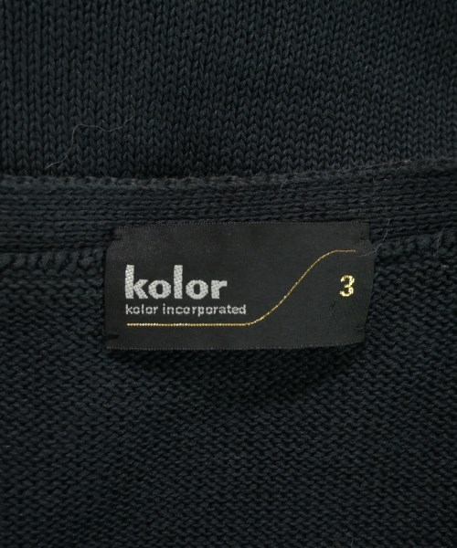 kolor（カラー）カーディガン 黒 サイズ:3(L位) メンズ/2200691464275