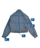 Calvin Klein Jeans（カルバンクラインジーンズ）デニムジャケット 青 サイズ:2XS レディース/2200636294028