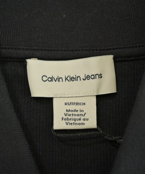 Calvin Klein Jeans（カルバンクラインジーンズ）ポロシャツ 黒 サイズ:XS レディース/2200622019017