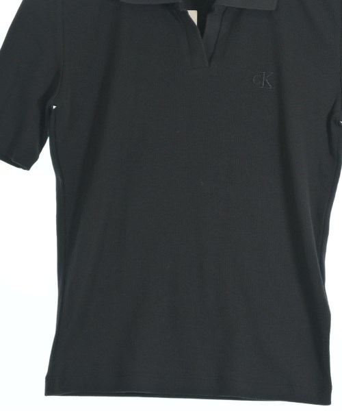Calvin Klein Jeans（カルバンクラインジーンズ）ポロシャツ 黒 サイズ:XS レディース/2200622019017