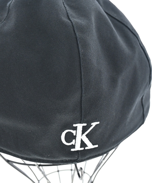 Calvin Klein Jeans（カルバンクラインジーンズ）ハンチング・ベレー帽 黒 サイズ:- メンズ/2200625042098
