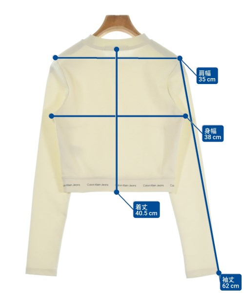 Calvin Klein Jeans（カルバンクラインジーンズ）Tシャツ・カットソー 白 サイズ:XS レディース/2200630576021