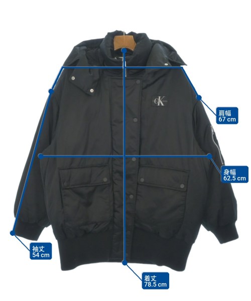 Calvin Klein Jeans（カルバンクラインジーンズ）ミリタリーブルゾン 黒 サイズ:S メンズ/2200618971022