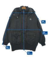 Calvin Klein Jeans（カルバンクラインジーンズ）ミリタリーブルゾン 黒 サイズ:S メンズ/2200618971022