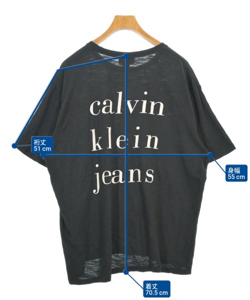 Calvin Klein Jeans（カルバンクラインジーンズ）Tシャツ・カットソー 黒 サイズ:XL メンズ/2200672873058