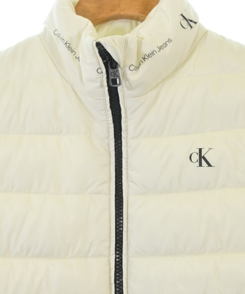 Calvin Klein Jeans（カルバンクラインジーンズ）ダウンジャケット/ダウンベスト 白 サイズ:XS レディース/2200673275028