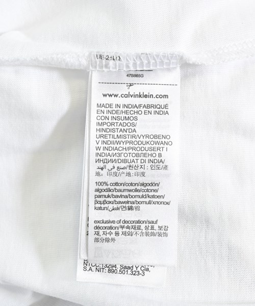 Calvin Klein Jeans（カルバンクラインジーンズ）Tシャツ・カットソー 白 サイズ:XS レディース/2200701150129