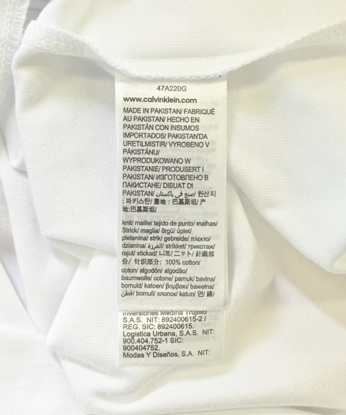 Calvin Klein Jeans（カルバンクラインジーンズ）Tシャツ・カットソー 白 サイズ:XS レディース/2200701150143