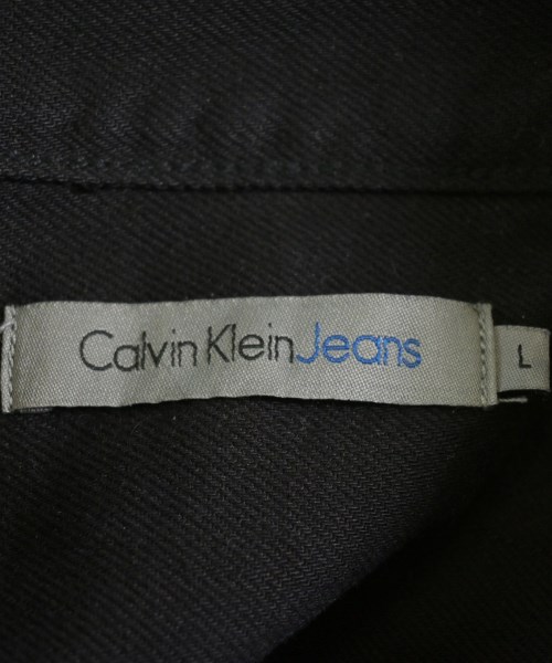 Calvin Klein Jeans（カルバンクラインジーンズ）カジュアルシャツ 黒 サイズ:L メンズ/2200655337041