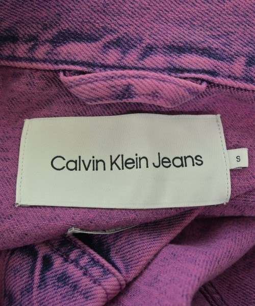 Calvin Klein Jeans（カルバンクラインジーンズ）デニムジャケット ピンク サイズ:S レディース/2200651196017