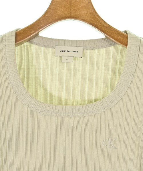 Calvin Klein Jeans（カルバンクラインジーンズ）Tシャツ・カットソー ベージュ サイズ:XS レディース/2200662297048