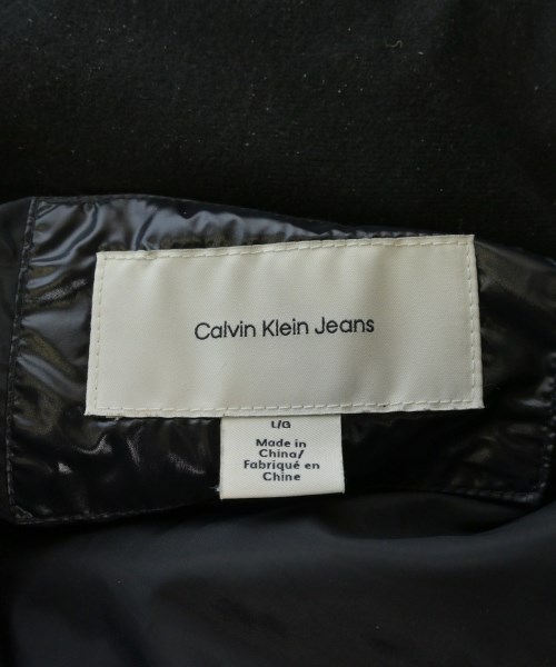 Calvin Klein Jeans（カルバンクラインジーンズ）ダウンジャケット/ダウンベスト 黒 サイズ:L メンズ/2200652012019