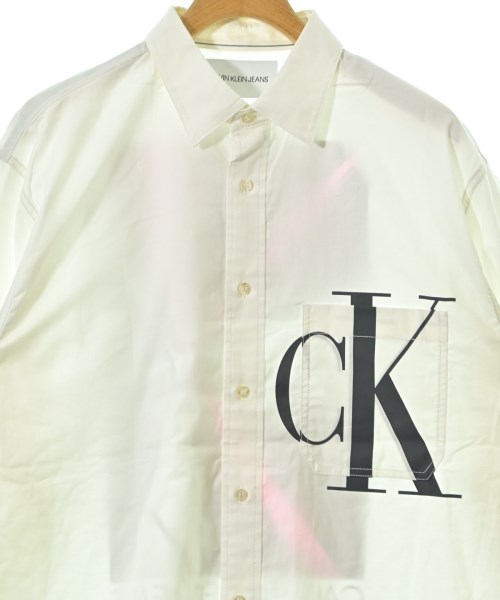 Calvin Klein Jeans（カルバンクラインジーンズ）カジュアルシャツ 白 サイズ:L メンズ/2200653885148
