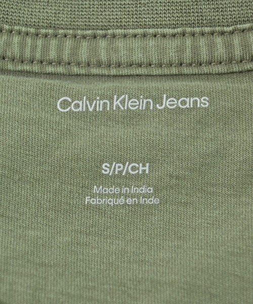 Calvin Klein Jeans（カルバンクラインジーンズ）Tシャツ・カットソー カーキ サイズ:S メンズ/2200665529023