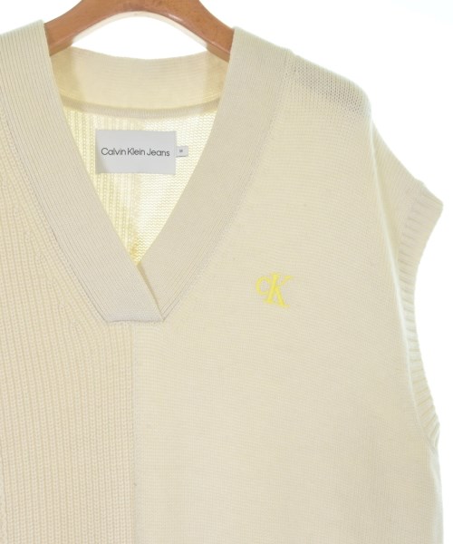 Calvin Klein Jeans（カルバンクラインジーンズ）ベスト 白 サイズ:M レディース/2200663409112