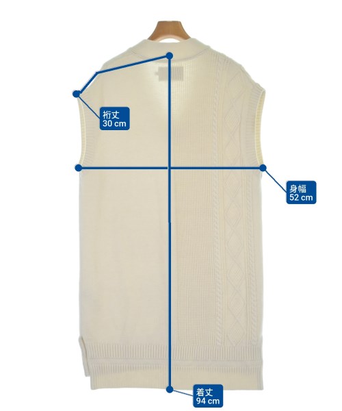 Calvin Klein Jeans（カルバンクラインジーンズ）ベスト 白 サイズ:M レディース/2200663409112