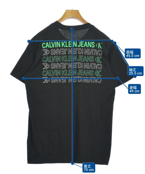 Calvin Klein Jeans（カルバンクラインジーンズ）Tシャツ・カットソー 黒 サイズ:M メンズ/2200725630096
