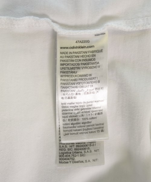 Calvin Klein Jeans（カルバンクラインジーンズ）Tシャツ・カットソー 白 サイズ:XS レディース/2200727447098
