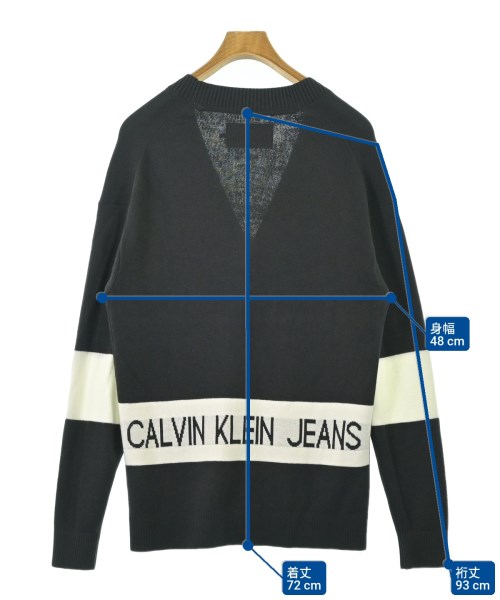 Calvin Klein Jeans（カルバンクラインジーンズ）カーディガン 黒 サイズ:M メンズ/2200679917410