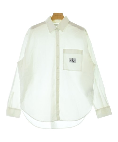Calvin Klein Jeans(カルバンクラインジーンズ)カジュアルシャツ 白 サイズ:S/2200678471067