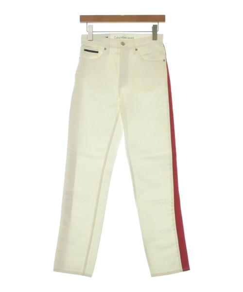 Calvin Klein Jeans(カルバンクラインジーンズ)デニムパンツ 白 サイズ:26(M位)/2200687660094