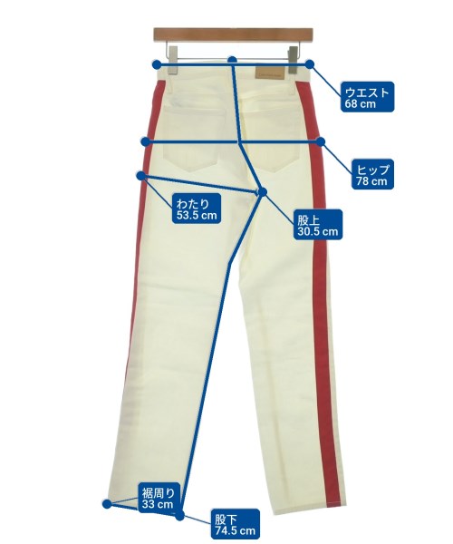 Calvin Klein Jeans（カルバンクラインジーンズ）デニムパンツ 白 サイズ:26(M位) レディース/2200687660094