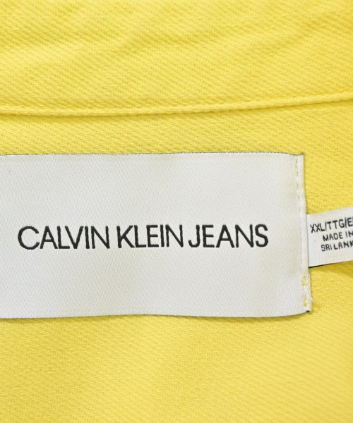 Calvin Klein Jeans（カルバンクラインジーンズ）カジュアルシャツ 黄 サイズ:XXL メンズ/2200692296011