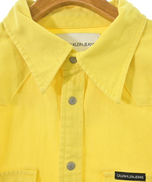 Calvin Klein Jeans（カルバンクラインジーンズ）カジュアルシャツ 黄 サイズ:XXL メンズ/2200692296011