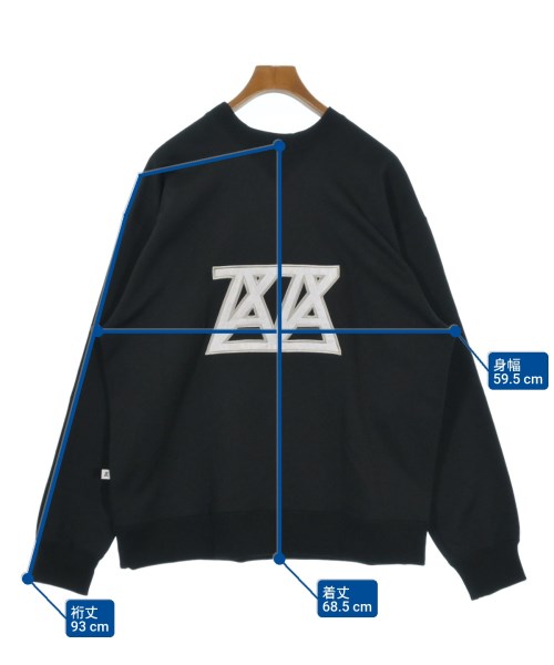 ANREALAGE（アンリアレイジ）スウェット 黒 サイズ:48(L位) メンズ/2200642053084