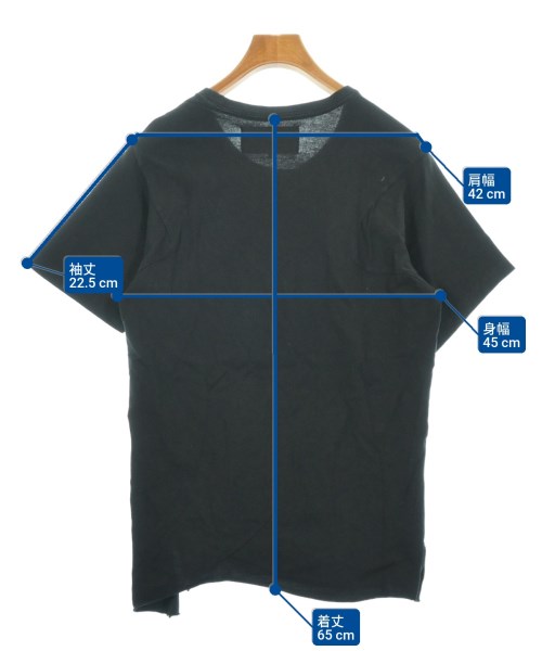ANREALAGE（アンリアレイジ）Tシャツ・カットソー 黒 サイズ:M メンズ/2200612462038