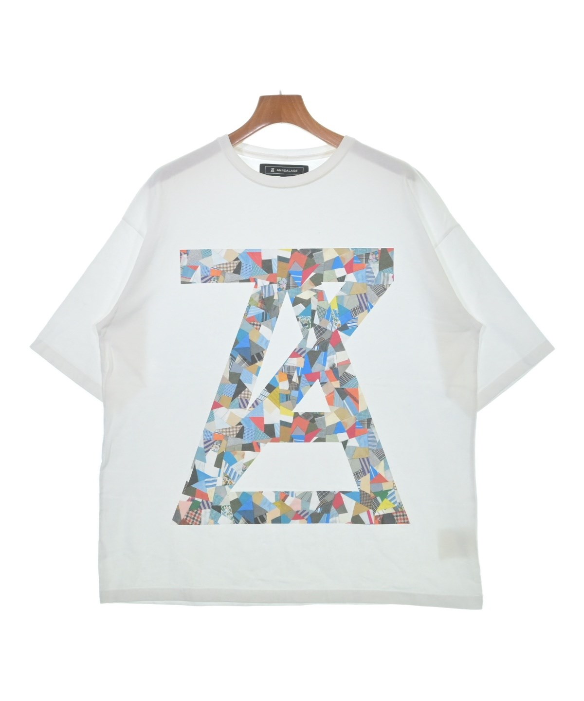 ANREALAGE（アンリアレイジ）Tシャツ・カットソー 白 サイズ:50(XL位 
