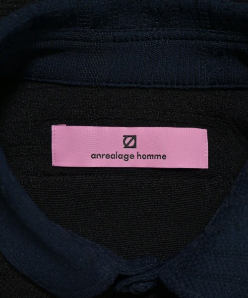 ANREALAGE（アンリアレイジ）カジュアルシャツ 黒 サイズ:48(L位) メンズ/2200673700063