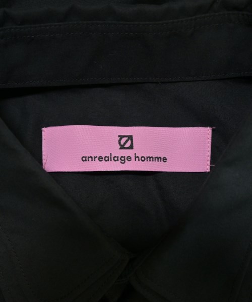 ANREALAGE（アンリアレイジ）カジュアルシャツ 黒 サイズ:48(L位) メンズ/2200673700087