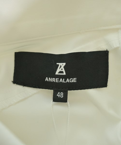 ANREALAGE（アンリアレイジ）カジュアルシャツ 白 サイズ:48(L位) メンズ/2200648936534