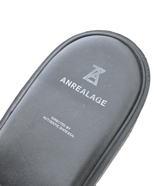 ANREALAGE（アンリアレイジ）スニーカー 黒 サイズ:27cm メンズ/2200710937032
