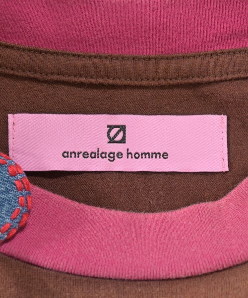 ANREALAGE（アンリアレイジ）タンクトップ 茶 サイズ:48(L位) メンズ/2200714528038